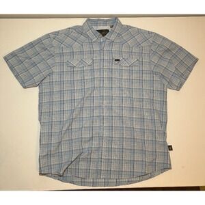 Howler Bros Men's Performance Snap Shirt | Blue | Large